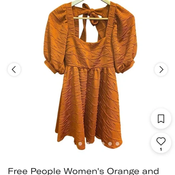 🎉HP🎉Free people puff sleeve babydoll dress - Picture 2 of 4